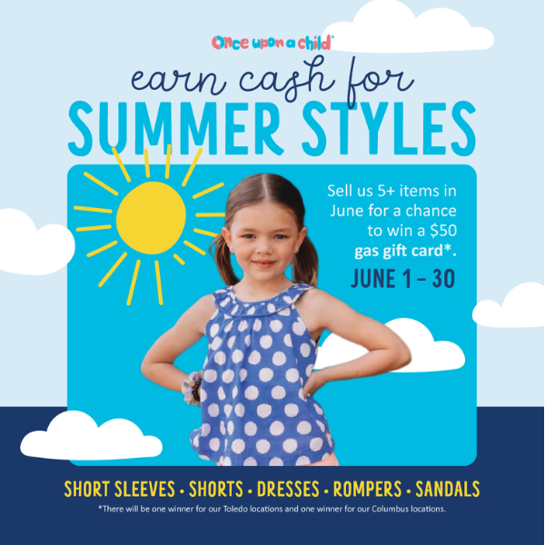 Cash for Summer Styles + $50 Gas Card Entry!